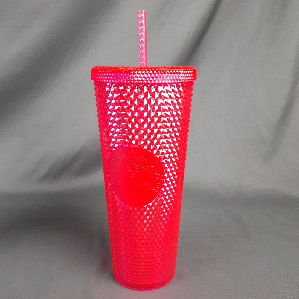 New Starbucks pink studded venti tumbler